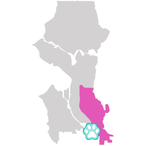 Dog walking, pet sitting, and house sitting services to the Mt. Baker, Columbia City, Beacon Hill, and Rainier Beach neighborhoods of Seattle.